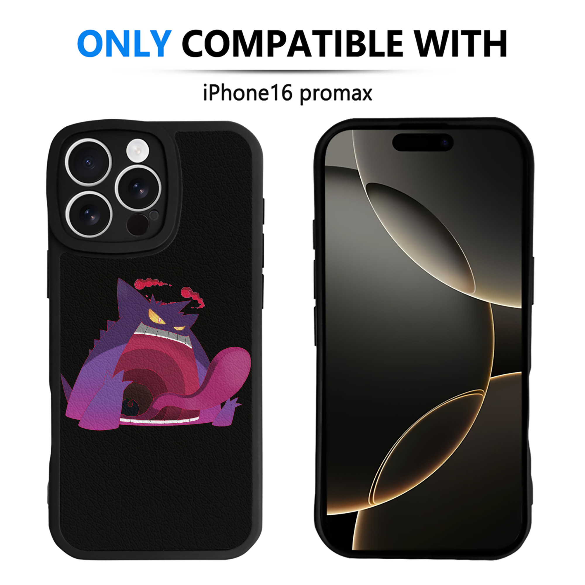 （画像用） ポケットモンスター Pokémon 【iPhone 16シリーズ対応】シリコンスマホケース（レザー調） 材質：シリコン